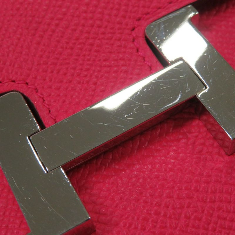 エルメス 長財布 コンスタンス ロング ローズエクストリーム/シルバー金具 エプソン A刻印 HERMES 財布 ウォレット