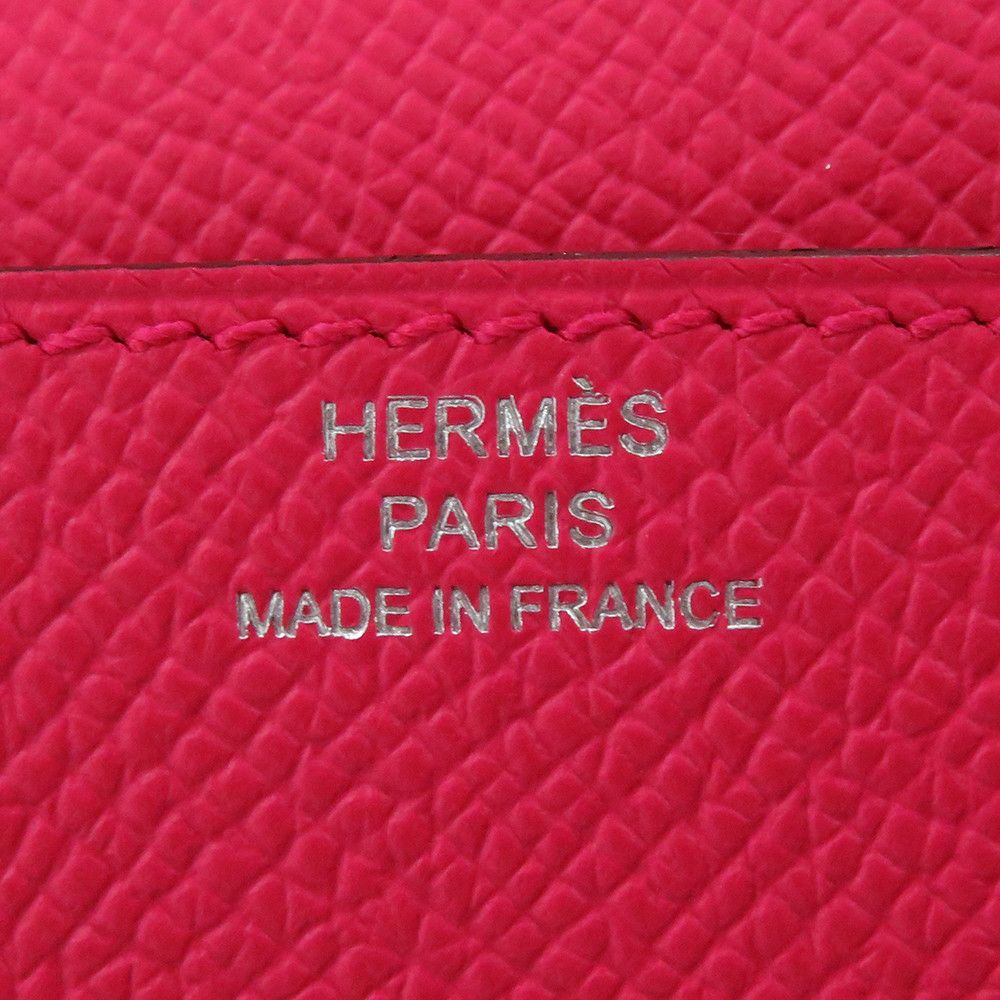 エルメス 長財布 コンスタンス ロング ローズエクストリーム/シルバー金具 エプソン A刻印 HERMES 財布 ウォレット