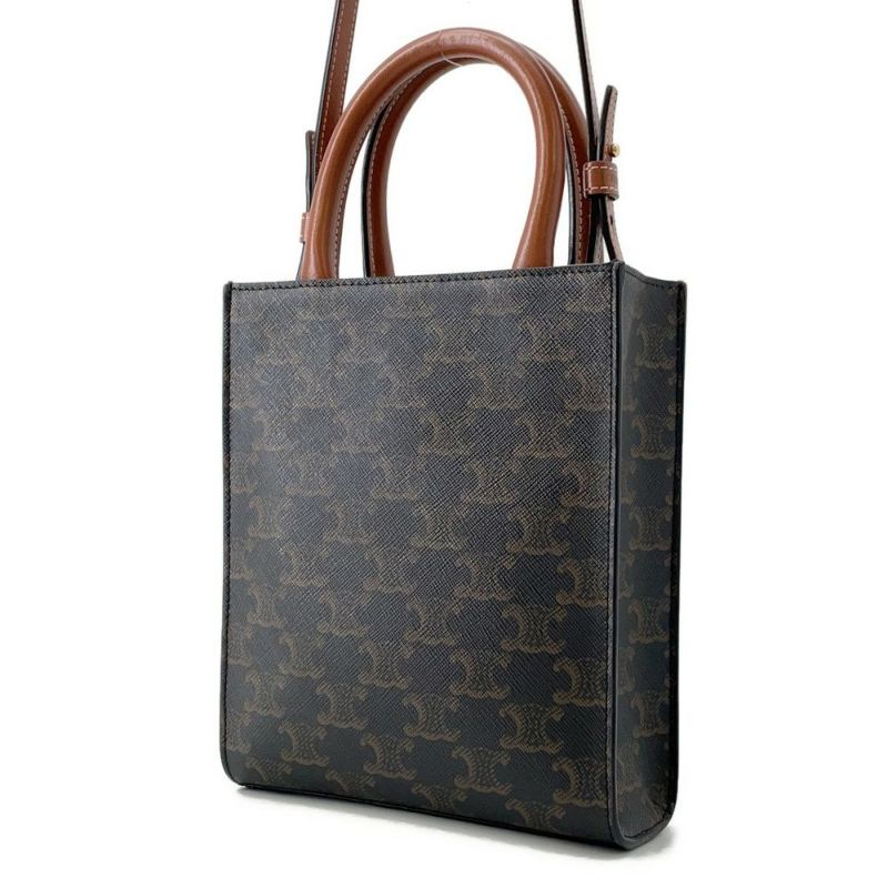 セリーヌ ハンドバッグ トリオンフ ミニ バーティカル カバ 194372 CELINE 2way