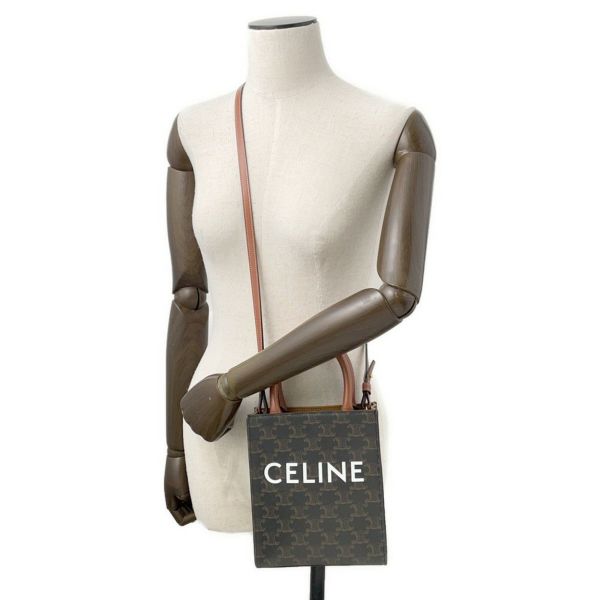 セリーヌ ハンドバッグ トリオンフ ミニ バーティカル カバ 194372 CELINE 2way