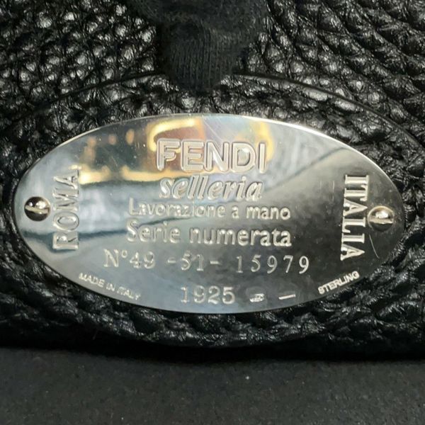 フェンディ ハンドバッグ ピーカブー セレリア フィット バグズアイ モンスター 7VA406 FENDI 2way 黒 ビジネスバッグ