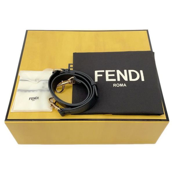 フェンディ ハンドバッグ ピーカブー セレリア フィット バグズアイ モンスター 7VA406 FENDI 2way 黒 ビジネスバッグ
