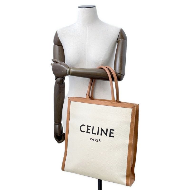 セリーヌ トートバッグ バーティカルカバ ラージ キャンバス 190402 CELINE