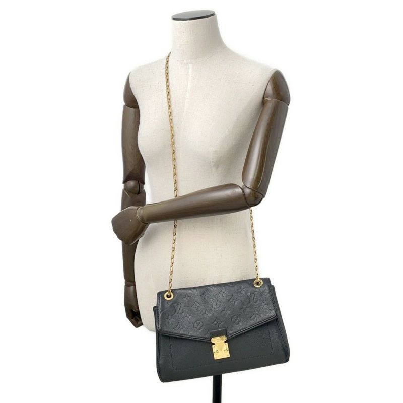 ルイヴィトン ショルダーバッグ モノグラム・アンプラント サンジェルマンPM M48931 LOUIS VUITTON バッグ 黒 ブラック
