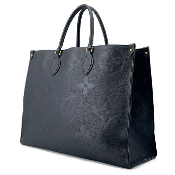 ルイヴィトン トートバッグ モノグラム・アンプラント オンザゴーGM M44925 LOUIS VUITTON 2wayショルダー 黒 ブラック