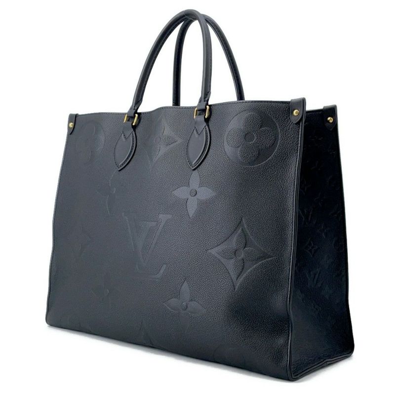 ルイヴィトン トートバッグ モノグラム・アンプラント オンザゴーGM M44925 LOUIS VUITTON 2wayショルダー 黒 ブラック