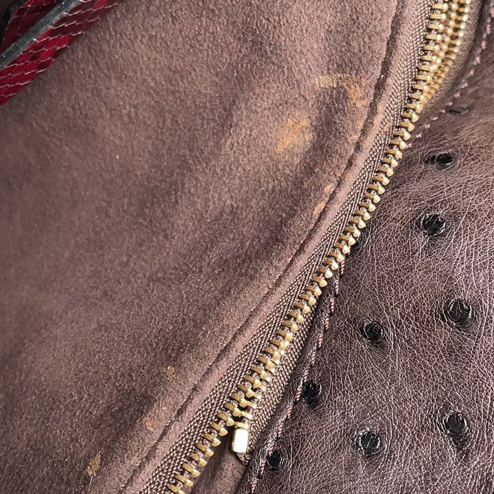 ルイヴィトン ハンドバッグ モノグラム・エトワール/パイソン/オーストリッチ エキゾチックトートGM M40401 LOUIS VUITTON