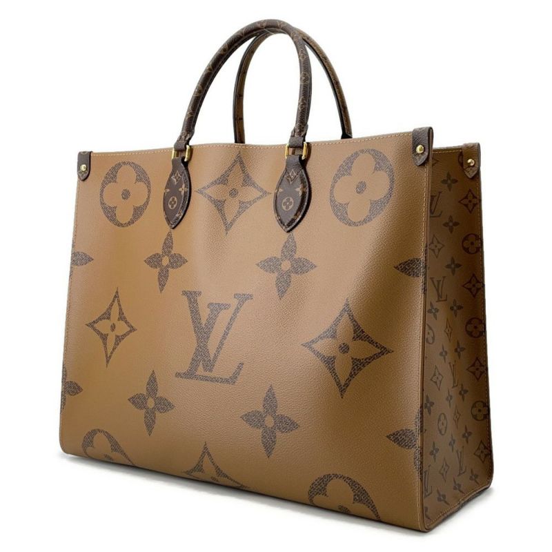 ルイヴィトン トートバッグ モノグラム・リバース/モノグラム・ジャイアント オンザゴーGM M44576 LOUIS VUITTON 2way