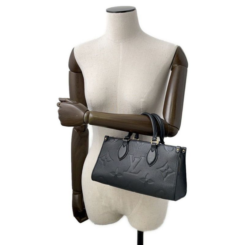 ルイヴィトン ハンドバッグ モノグラム・アンプラント オンザゴー EW M23640 LOUIS VUITTON 3way 黒 ブラック
