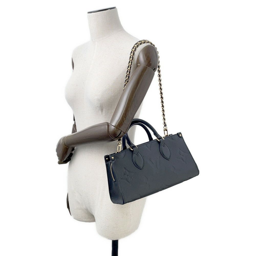 ルイヴィトン ハンドバッグ モノグラム・アンプラント オンザゴー EW M23640 LOUIS VUITTON 3way 黒 ブラック