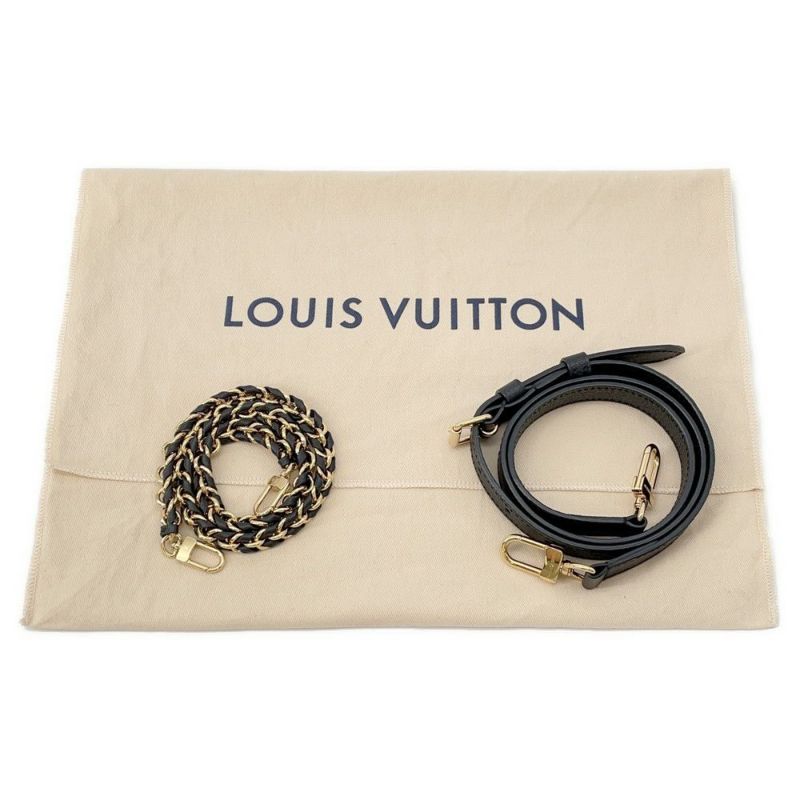 ルイヴィトン ハンドバッグ モノグラム・アンプラント オンザゴー EW M23640 LOUIS VUITTON 3way 黒 ブラック