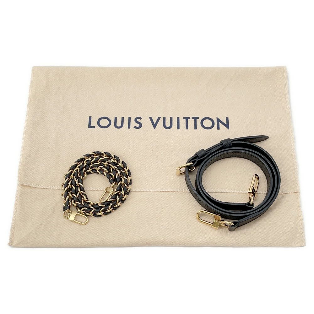 ルイヴィトン ハンドバッグ モノグラム・アンプラント オンザゴー EW M23640 LOUIS VUITTON 3way 黒 ブラック