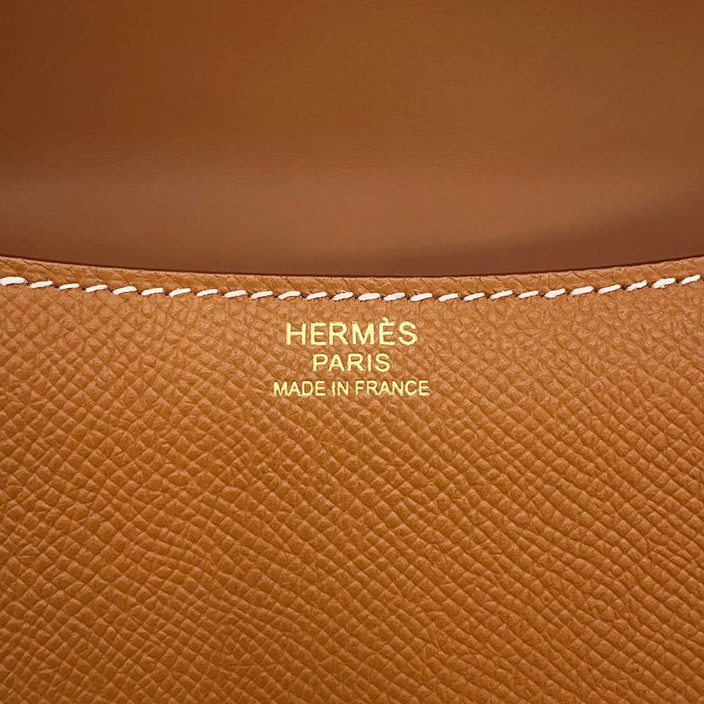 エルメス コンスタンス24 ミロワール ゴールド/ゴールド金具 ヴォーエプソン W刻印HERMES Constance