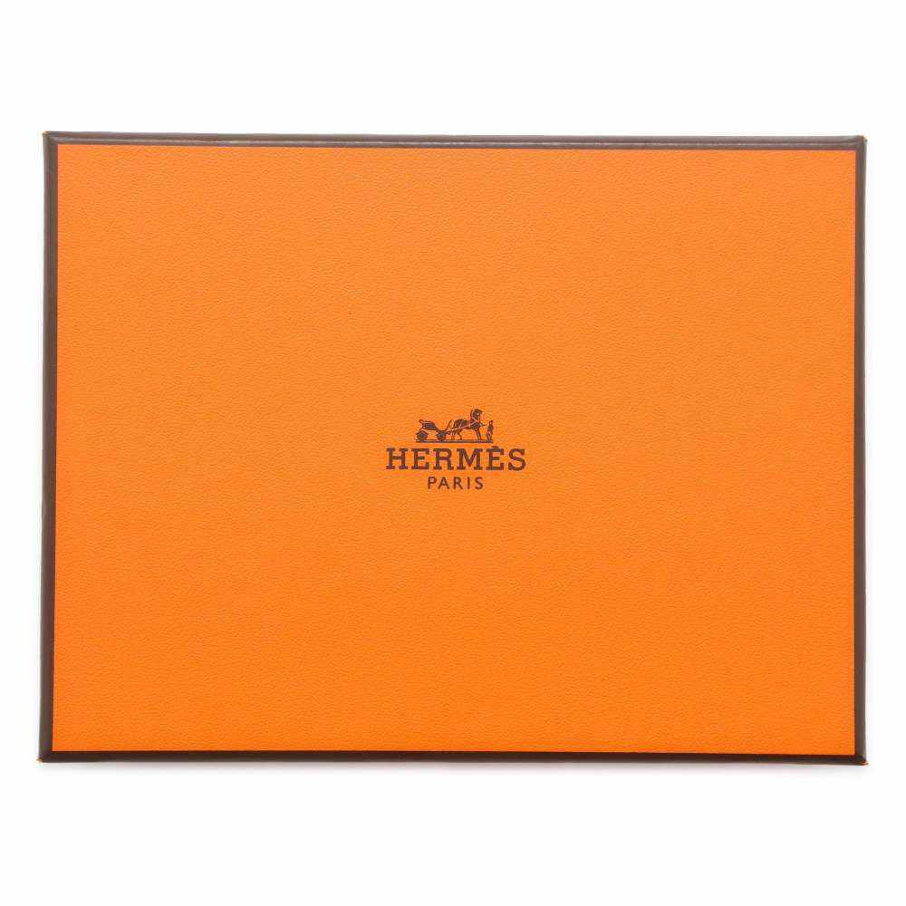 エルメス コインケース アザップコンパクト シルクインブルードプリュス/シルバー金具 ヴォーエプソン B刻印