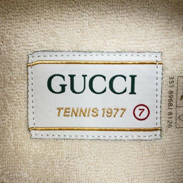 グッチ スニーカー テニス 1977 ローカット GGキャンバス メンズサイズ7 745997 GUCCI 靴 白