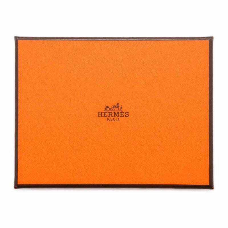 エルメス コインケース アザップ ミニ エトゥープ/シルバー金具 ヴォーエプソン Z刻印 財布