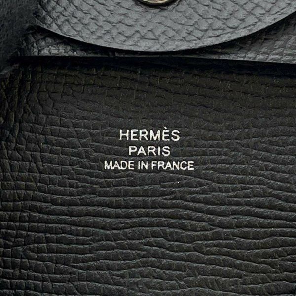 エルメス コインケース バスティア ブラック ヴォーエプソン Z刻印 HERMES 小銭入れ 黒