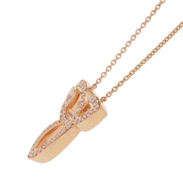 ハリーウィンストン ネックレス リリークラスター・ペンダント ダイヤモンド 46P 計約0.68ct K18PGピンクゴールド PEDRMQRFLC