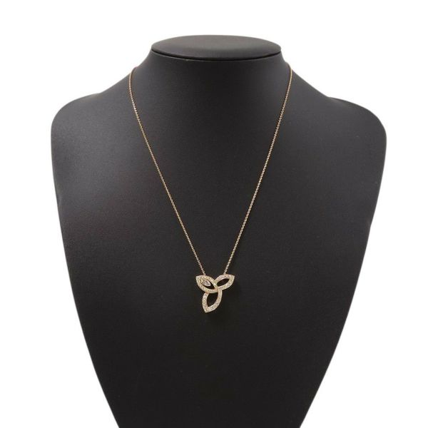 ハリーウィンストン ネックレス リリークラスター・ペンダント ダイヤモンド 46P 計約0.68ct K18PGピンクゴールド PEDRMQRFLC