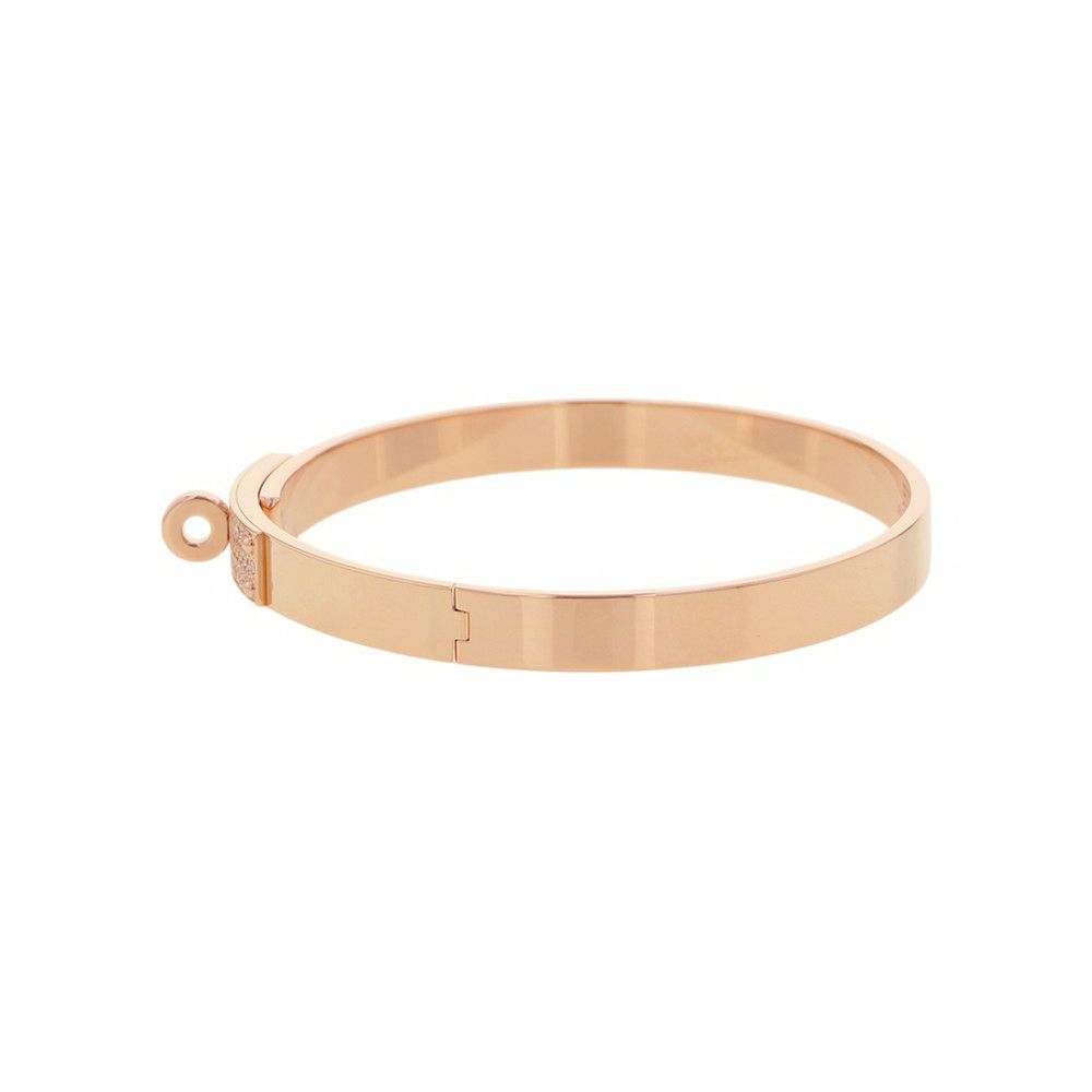 エルメス ブレスレット ケリー ブレスレット PM ダイヤモンド 61P 計0.36ct K18PGピンクゴールド サイズST HERMES バングル