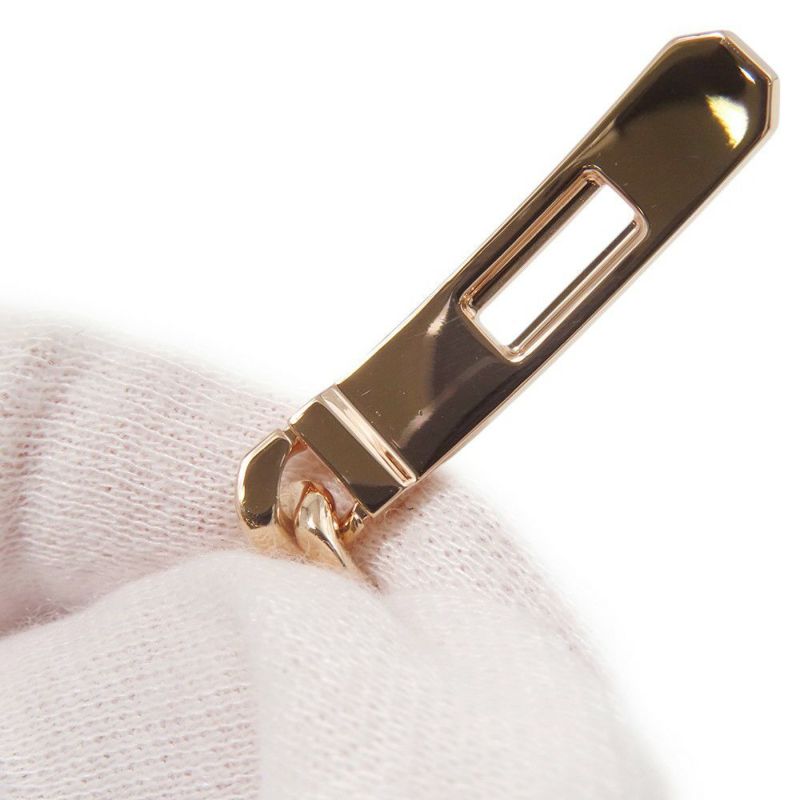 エルメス ブレスレット ケリー グルメット ダイヤモンド 6P 計0.08ct K18PGピンクゴールド サイズST HERMES Kelly Gourmette