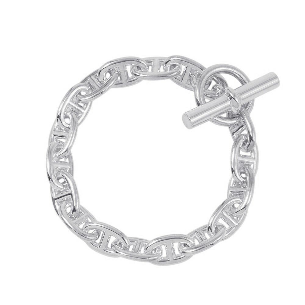 エルメス ブレスレット シェーヌダンクルMM 17コマ SV925シルバー HERMES ジュエリー