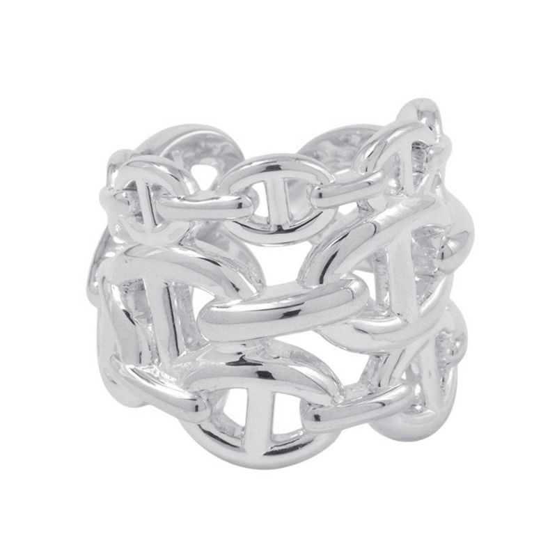 エルメス リング シェーヌダンクル アンシェネGM Enchainee SV925シルバー リングサイズ52 HERMES 指輪