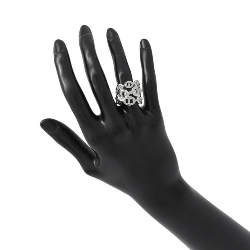 エルメス リング シェーヌダンクル アンシェネGM Enchainee SV925シルバー リングサイズ52 HERMES 指輪