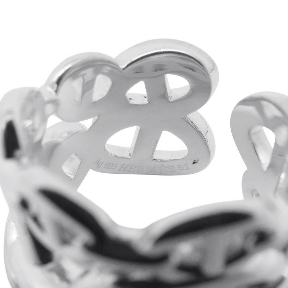 エルメス リング シェーヌダンクル アンシェネGM Enchainee SV925シルバー リングサイズ52 HERMES 指輪