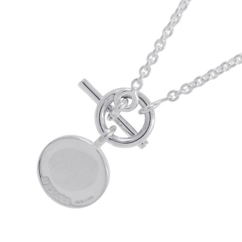 エルメス ネックレス アミュレット H エクスリブリス コンフェッティ セリエ SV925シルバー HERMES ジュエリー