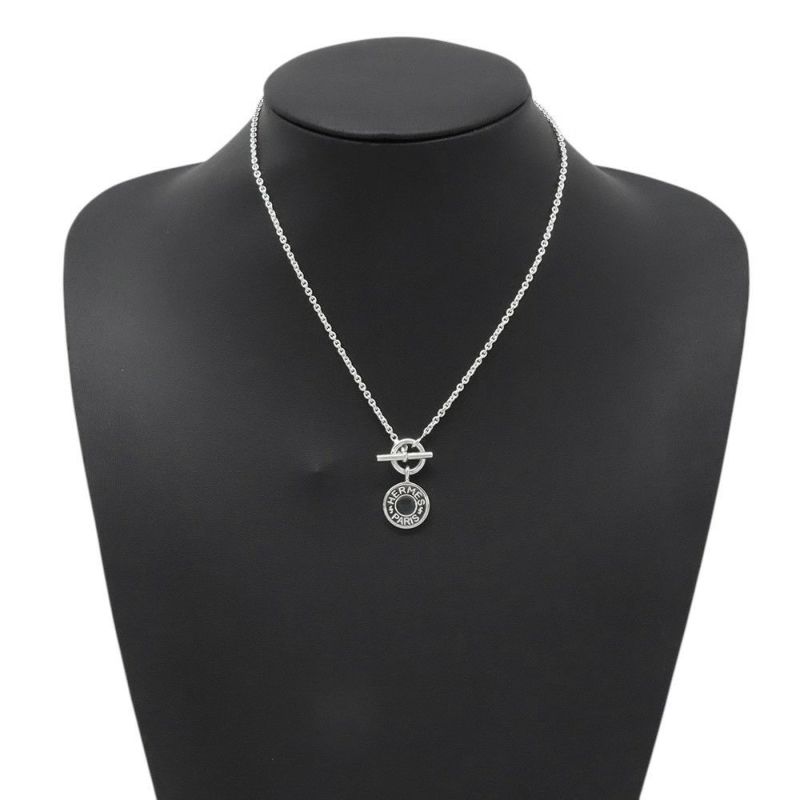 エルメス ネックレス アミュレット H エクスリブリス コンフェッティ セリエ SV925シルバー HERMES ジュエリー