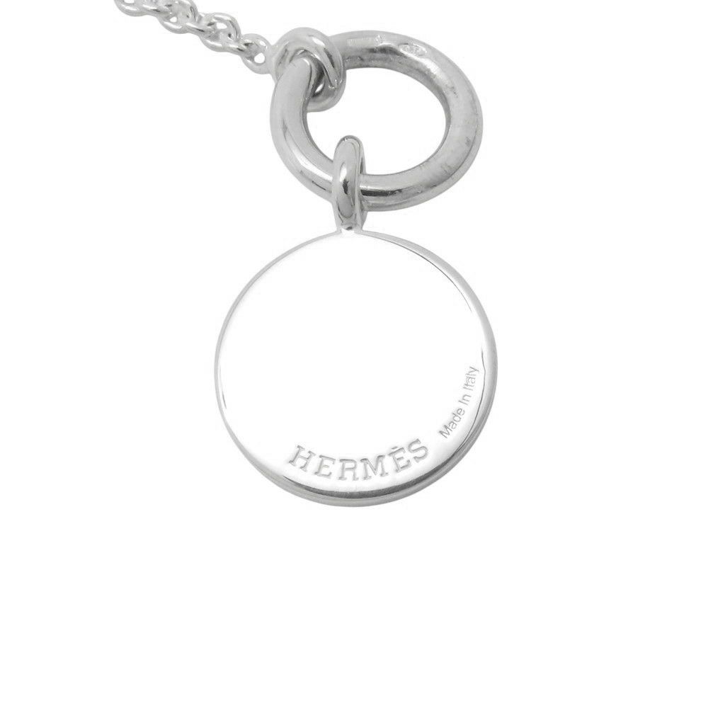 エルメス ネックレス アミュレット H エクスリブリス コンフェッティ セリエ SV925シルバー HERMES ジュエリー