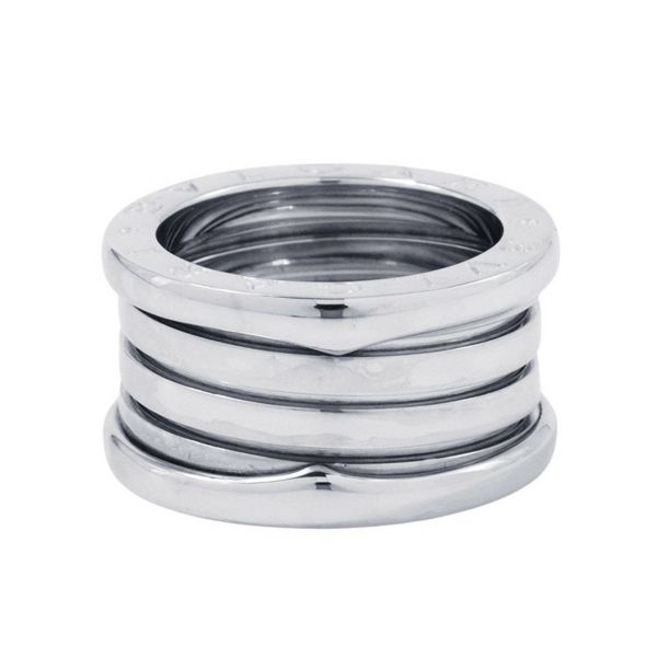 ブルガリ リング ビーゼロワン B-zero1 4バンド K18WGホワイトゴールド リングサイズ52 指輪 ジュエリー