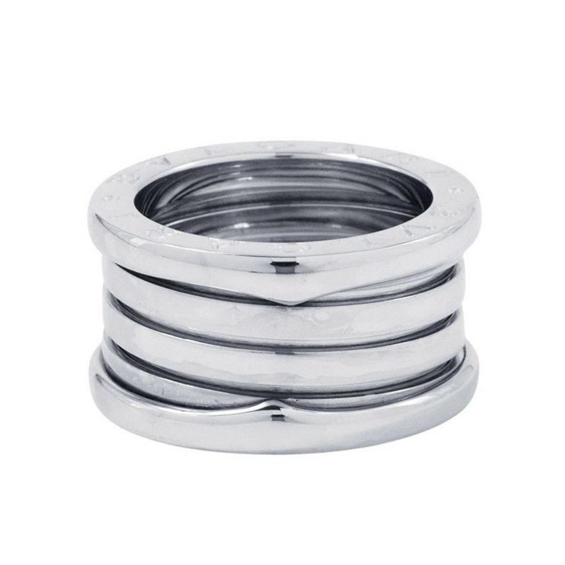 ブルガリ リング ビーゼロワン B-zero1 4バンド K18WGホワイトゴールド リングサイズ52 指輪 ジュエリー