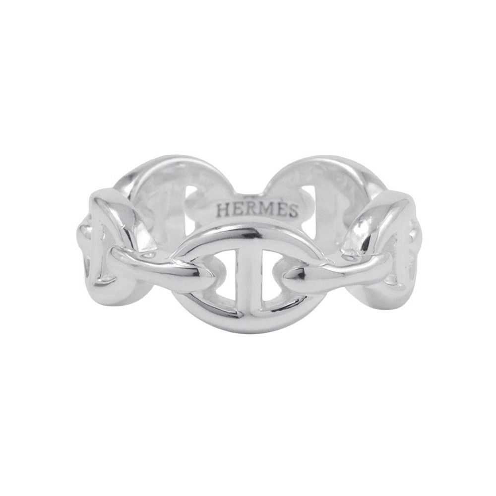 エルメス リング シェーヌダンクル アンシェネPM Enchainee SV925シルバー リングサイズ50 HERMES ジュエリー
