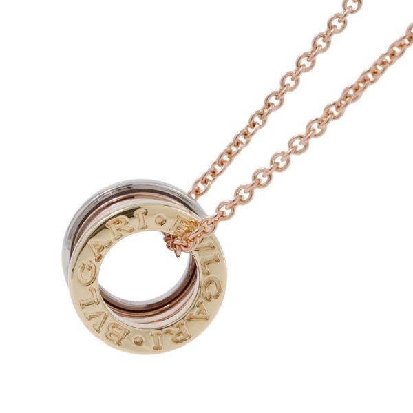 ブルガリ ネックレス ビーゼロワン パーフェクトミステイク B-zero1 K18PG/K18WG/K18YG 352397 ジュエリー