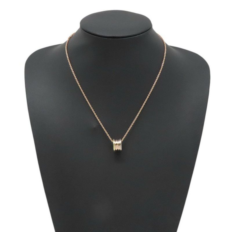 ブルガリ ネックレス ビーゼロワン パーフェクトミステイク B-zero1 K18PG/K18WG/K18YG 352397 ジュエリー