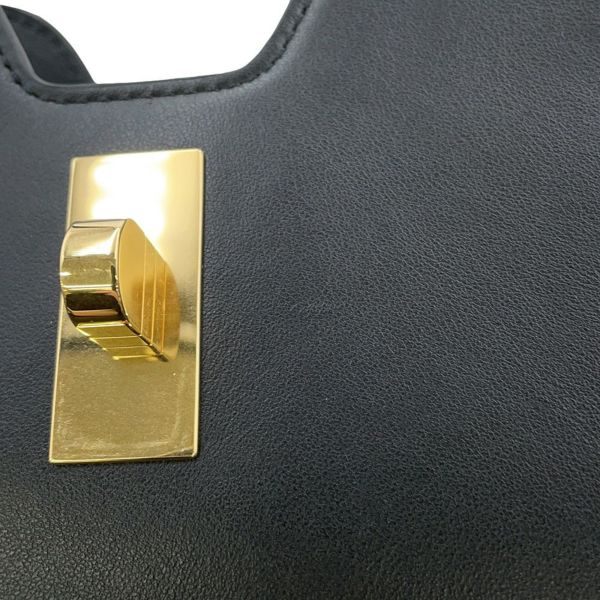 セリーヌ ショルダーバッグ スモール カミーユ 16(セーズ) ソフト バッグ スムースカーフレザー 120693 CELINE 黒 2way