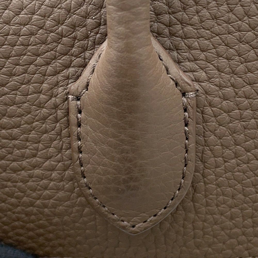 ザ ロウ ハンドバッグ ソフトマルゴー12 レザー W1586 THE ROW 2way ブラウン