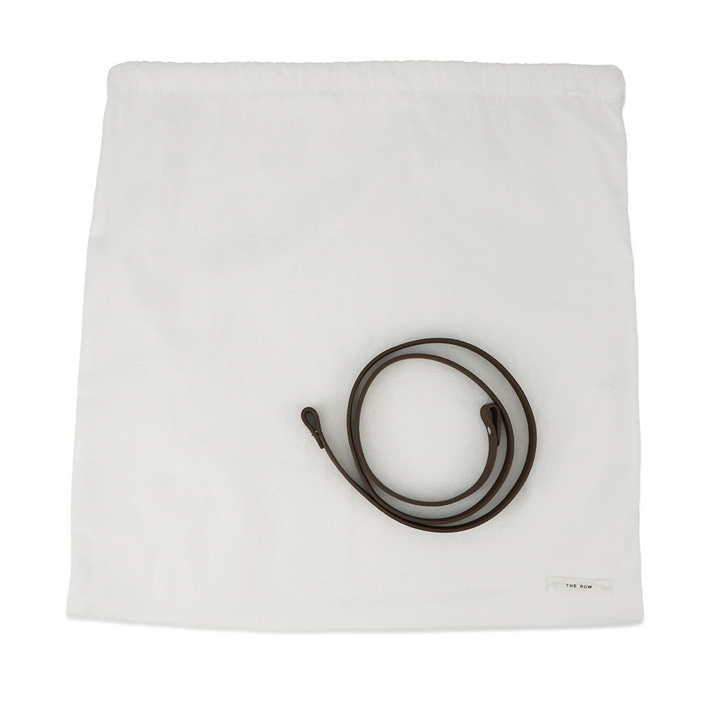 ザ ロウ ハンドバッグ ソフトマルゴー12 レザー W1586 THE ROW 2way ブラウン