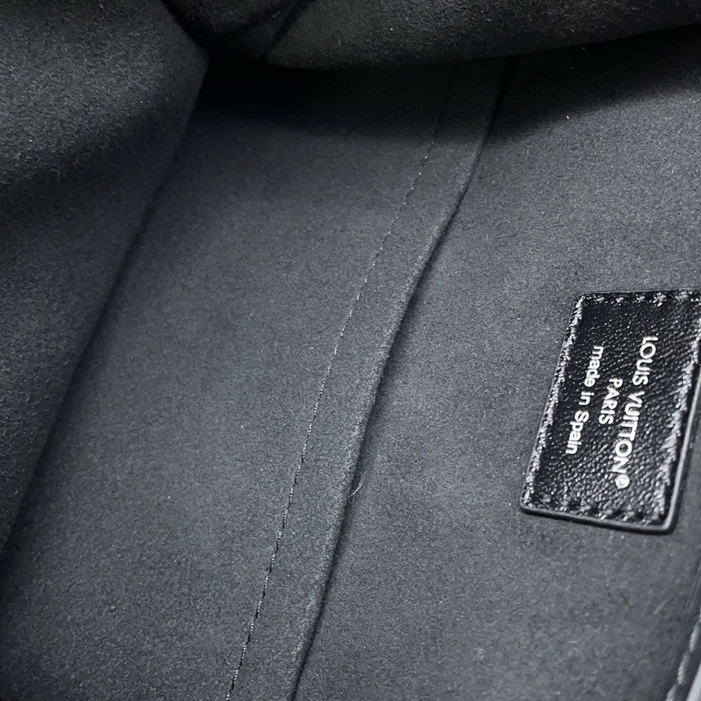 ルイヴィトン リュック ラムレザー モンスリ バイブPM M12587 LOUIS VUITTON ヴィトン バッグ 黒 ブラック