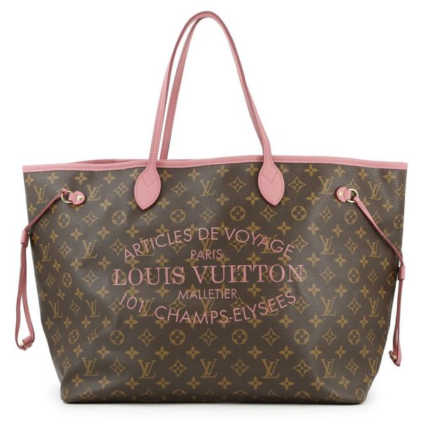 ルイヴィトン トートバッグ モノグラム/イカットフラワー ネヴァーフルGM M40877 LOUIS VUITTON