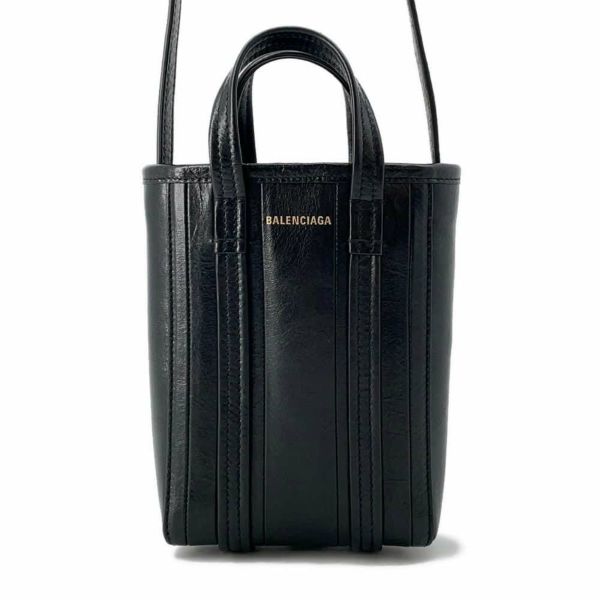 バレンシアガ ショルダーバッグ バーブ フォンホルダー 693793 BALENCIAGA ミニバッグ 黒