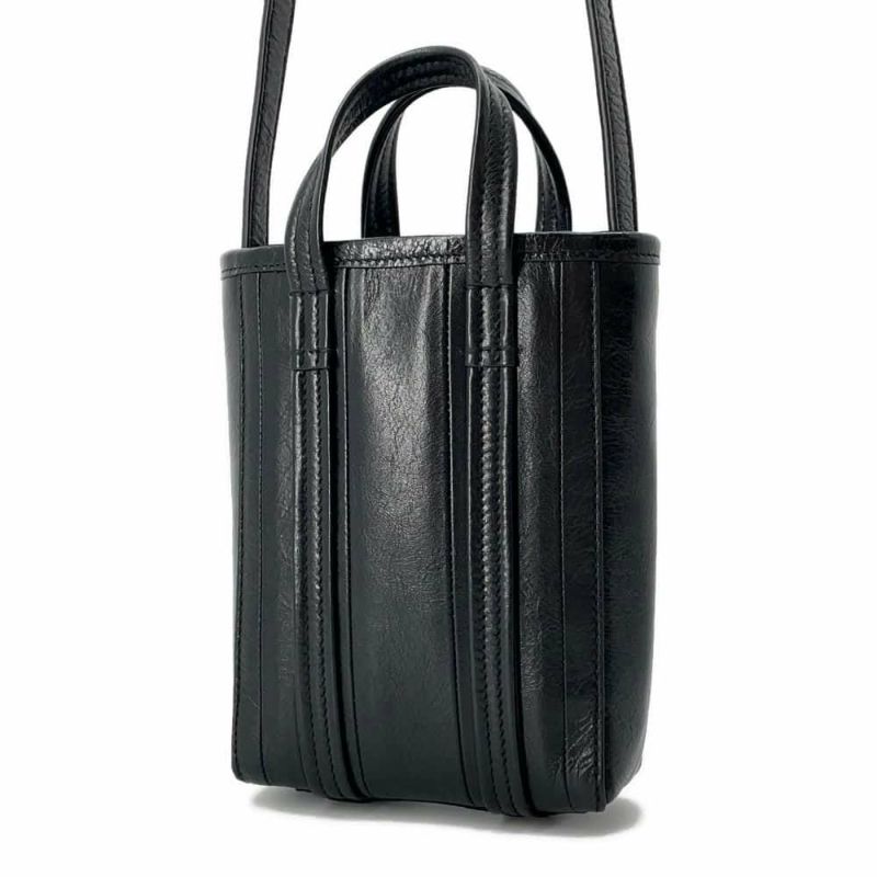バレンシアガ ショルダーバッグ バーブ フォンホルダー 693793 BALENCIAGA ミニバッグ 黒