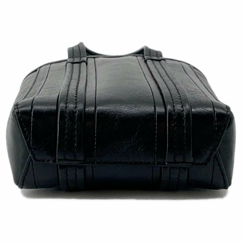 バレンシアガ ショルダーバッグ バーブ フォンホルダー 693793 BALENCIAGA ミニバッグ 黒