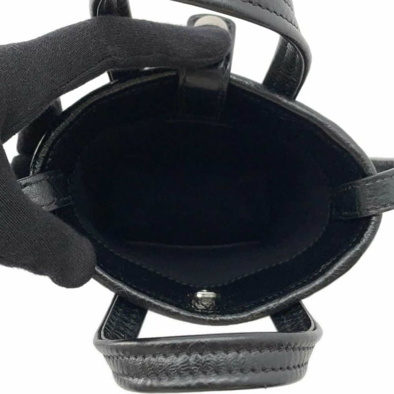 バレンシアガ ショルダーバッグ バーブ フォンホルダー 693793 BALENCIAGA ミニバッグ 黒