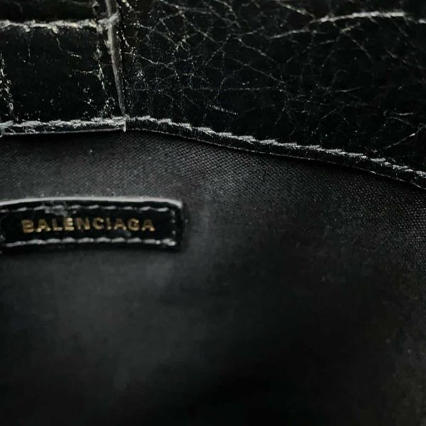 バレンシアガ ショルダーバッグ バーブ フォンホルダー 693793 BALENCIAGA ミニバッグ 黒