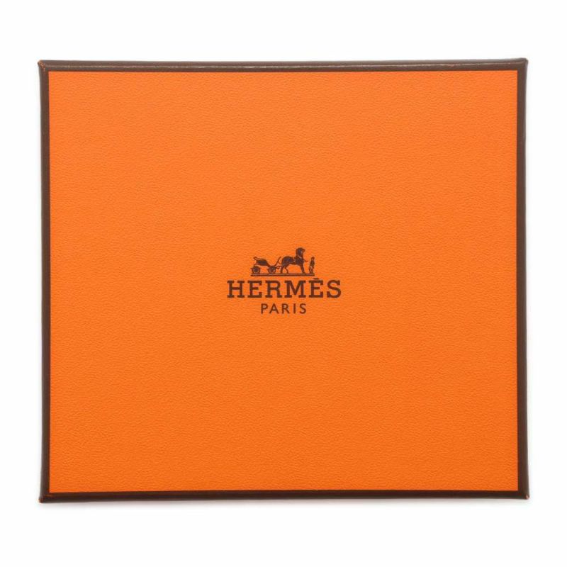 エルメス コインケース バスティア ゴールド ヴォーエプソン Ｂ刻印 HERMES　小銭入れ
