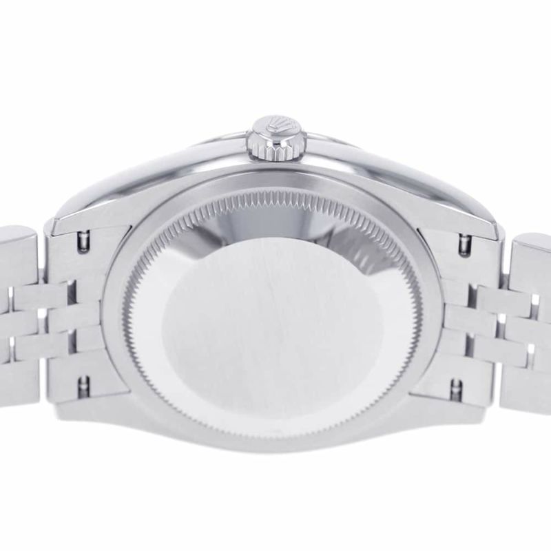 ロレックス デイトジャスト36 10Pダイヤモンド ランダムシリアル ルーレット 126234G ブライトブルー文字盤