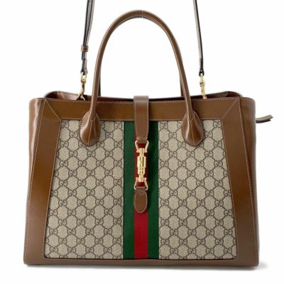 グッチ トートバッグ ジャッキー 1961 GGスプリーム ラージ 649015 GUCCI 2wayショルダーバッグ 安心保証 |  中古・新品ブランド販売ギャラリーレア公式通販